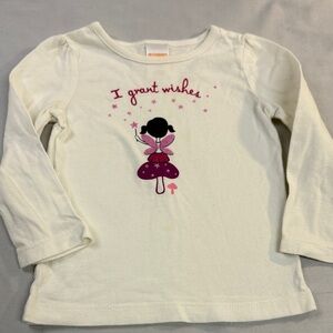 Gymboree - Cream Fairy Long Sleeve Tee/T-shirt
